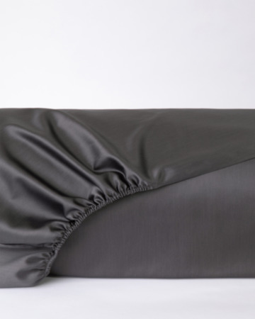 Простынь на резинке Satin 600ТС GRI